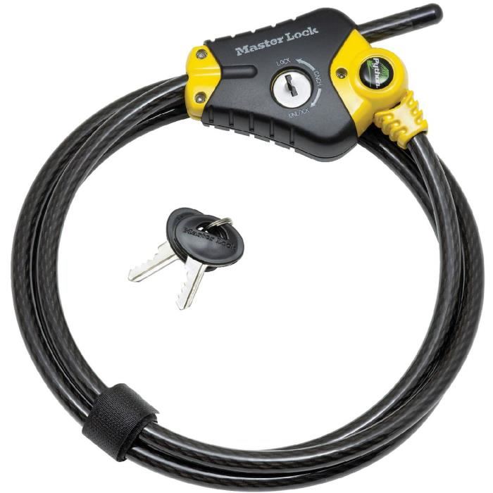 cadenas c ble ajustable python master lock 8433eurd distriartisan