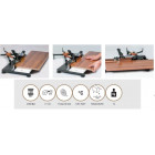 Plaqueuse de chants  pré-encollé  2000w Ib 500