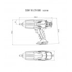 visseuse à chocs à batterie 18v 4ah li-ion 600nm ssw 18 ltx 600
