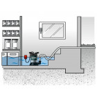 Pompe immergée pour eaux claires 1000w 3.4 bar - tdp 7501 s