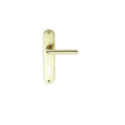 - 770349 - ensemble de poignées de porte modèle courchevel en aluminium anodisé couleur champagne
