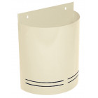 Corbeille acier demi-cylindrique 20 litres decayeux 331414