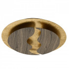 Plafonnier doré techno 1 ampoule 8 cm