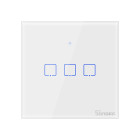 Interrupteur tactile mural connecté wifi 3 canaux - sonoff