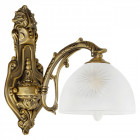 Applique murale laiton classic 1 ampoule 29 cm