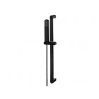 Ensemble de douche avec barre mural support douchette Noir