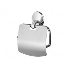Porte papier toilette mural avec cache chrome et satin
