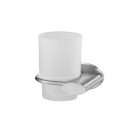 Support verre à dent nickel brossé mat série side