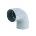 Coude Femelle / Femelle PVC - 87 30 - Diamètre 125 mm
