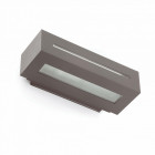 Aplique murale de jardin gris foncé west h7 cm 1 ampoule