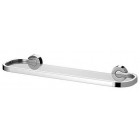 Tablette étagère de salle de bain chromé