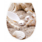Abattant wc coquillage 