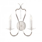 Applique pimlico, nickel poli, 2 ampoules