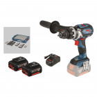 Perceuses-visseuses à percussion gsb 18v-85 c connectable  bosch en coffret l-boxx+  i-boxx 68 accessoires premium  0615990k1s