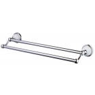 Porte serviette double fixe