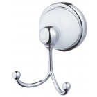 Porte serviette patère double crochet