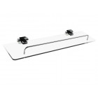 Tablette étagère de salle de bain chromé serie go