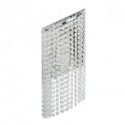 Applique murale chromée crystal 5 ampoules 13 cm