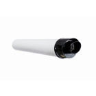 Kit ventouse horizontale 60/100 Noir ATLANTIC - 074255