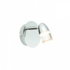Applique saul, nickel et acrylique, 1 ampoule