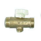 Robinet pression maxi 37 mbar - Double mâle 15/21