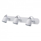 Spot blanc techno 3 ampoules 14 cm