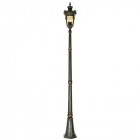 Lampadaire philadelphia, bronze antique, 237 cm