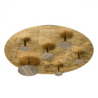 Plafonnier doré techno   8 cm