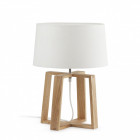Lampe de table blanche bliss 1 ampoule