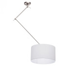 Suspension chromée megapolis 1 ampoule 148 cm
