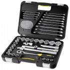 Coffret à Douilles 1/2” Clés mixtes - 40 pces STANLEY 1-99056