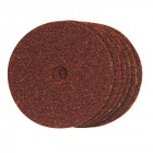 10 disques de ponçage en fibres 100 x 16 mm - Grain 60