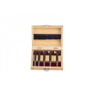 Coffret bois de 5 mèches à percer au carbure ISOCELE 100-700-05