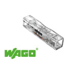 100 connecteurs wago traversant 2 entrées fils rigides et semi rigides inline
