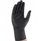 100 gants nitrile singer protection chimique noir taille xl non poudré non stérile bord roulé ambidextre