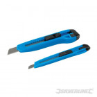 Jeu de 2 cutters plastique 18 mm et 9 mm SILVERLINE 100077