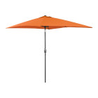 Grand parasol de jardin rectangulaire 200 x 300 cm inclinable - Couleur au choix