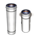 Conduit 80/125 ALU/PVC CONCENTRIQUE - Longueur : 250 mm