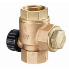Clapet anti-thermo siphon OVENTROP type SVU, modèle universel DN 32, 3 x G 1¼ F, PN 10 Bronze - 1071010