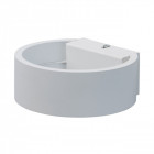 Applique murale blanche techno 1 ampoule 13 cm