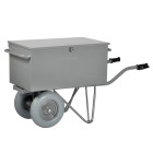 Brouette aluminium profi-Max Plus rouge avec roue pneumatique