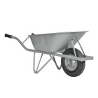 Brouette classique, roue pneumatique, capacité 80 litres