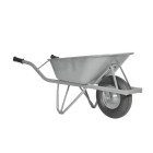 Brouette renforcée, 1 roue pneumatique, capacité 80 litres