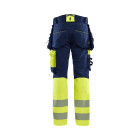 Pantalon stretch 4D haute-visibilité avec poches flottantes détachables 11251648 - Couleur et taille au choix