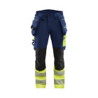 Pantalon stretch 4D haute-visibilité avec poches flottantes détachables 11251648 - Couleur et taille au choix