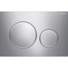 Plaque de commande Sigma 20 Geberit chrome-brillant-mat-brillant