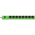 Multiprise BRENNENSTUHL HUGO avec parasurtenseur 8 prises Vert 1150611398
