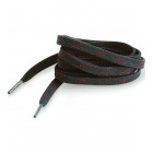 Lacets pour chaussures de travail nomex gris/rouges - Taille au choix