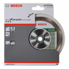 Disque diamant spécial céramique pour meuleuses Ø115mm alésage 22,23mm Best for Ceramic Extraclean BOSCH 2608602368