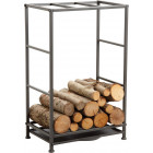 Rack porte-bûches avec tiroir à poussière
